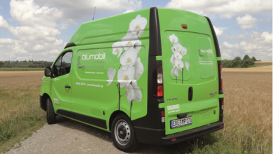 Unsere Blumen sind mobil