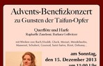 Benefiz Konzert zu Gunsten Taifun Opfer