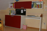 Schreibtischanlage in Kinderzimmer