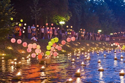 Groes Lichterfest im Kurpark