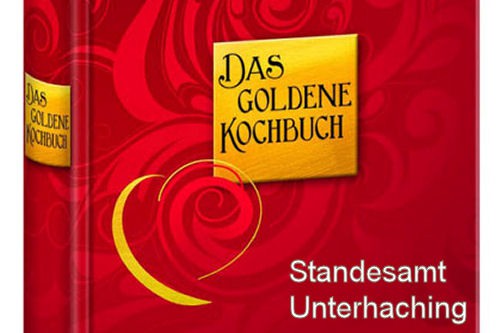 Das rot-goldene Kochbuch fr Brautpaare