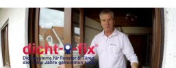 dicht-o-fix, das hochwertige Dicht-System, wenn Ihre Fenster in die Jahre gekommen sind.